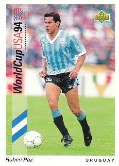Ruben Paz Uruguay Upper Deck World Cup 1994 Preview Eng/Ger #5